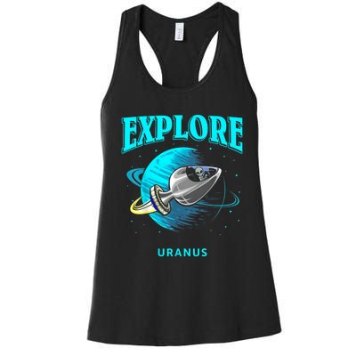 Explore Uranus Allien Women's Racerback Tank