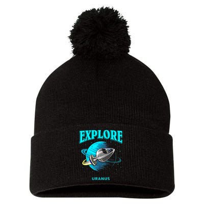 Explore Uranus Allien Pom Pom 12in Knit Beanie