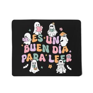 Es Un Buen DíA Para Leer Ghost Reading Halloween Teacher Mousepad