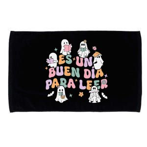 Es Un Buen DíA Para Leer Ghost Reading Halloween Teacher Microfiber Hand Towel