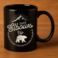 Elbows Up Canada 2025 Never 51 11oz C Handle Ceramic Mug