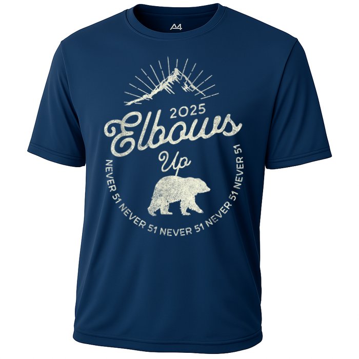 Elbows Up Canada 2025 Never 51 Performance Shirt