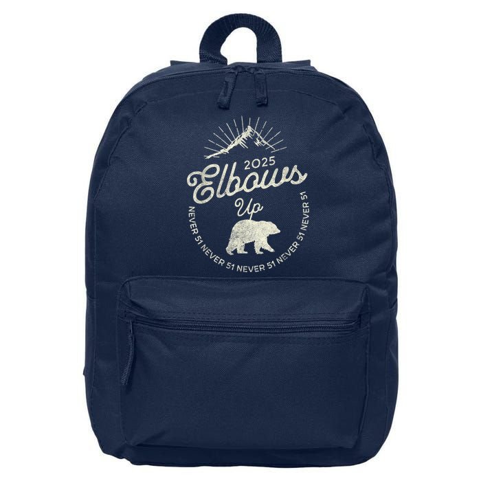 Elbows Up Canada 2025 Never 51 16 in Basic Backpack