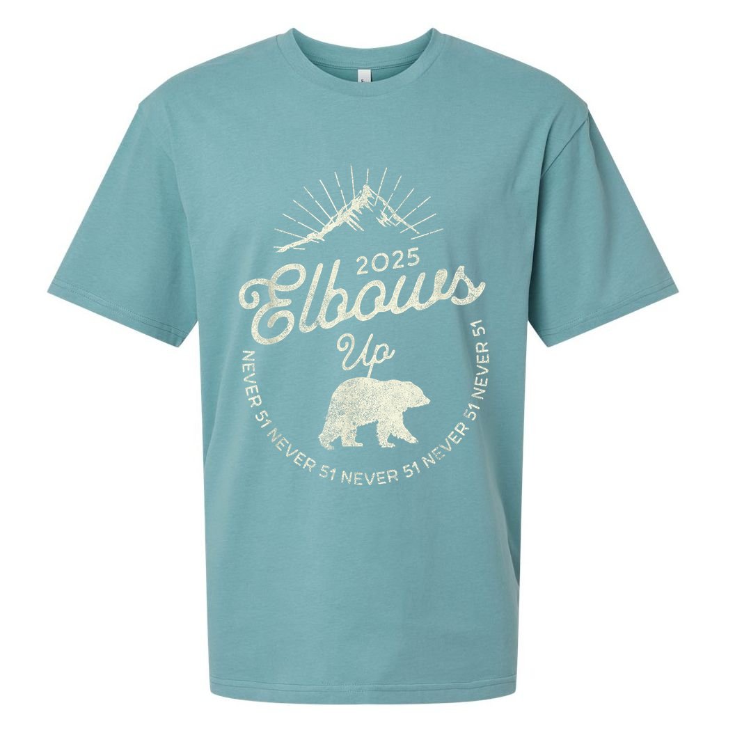 Elbows Up Canada 2025 Never 51 Sueded Cloud Jersey T-Shirt