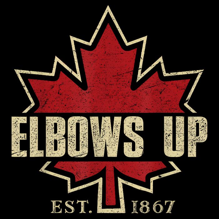 Elbows Up Canada True North Strong Free Proud Canadian Bag