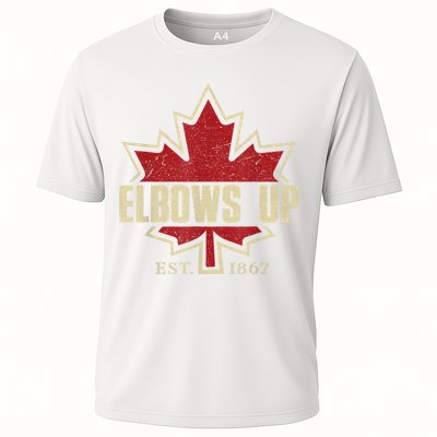 Elbows Up Canada True North Strong Free Proud Canadian Performance Shirt