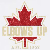Elbows Up Canada True North Strong Free Proud Canadian Tall T-Shirt