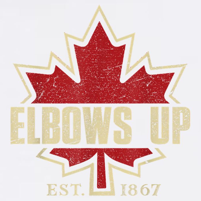 Elbows Up Canada True North Strong Free Proud Canadian Tall T-Shirt