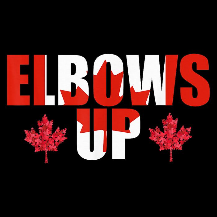 Elbows Up Canada Strong And Free Proud Canadian Tall T-Shirt
