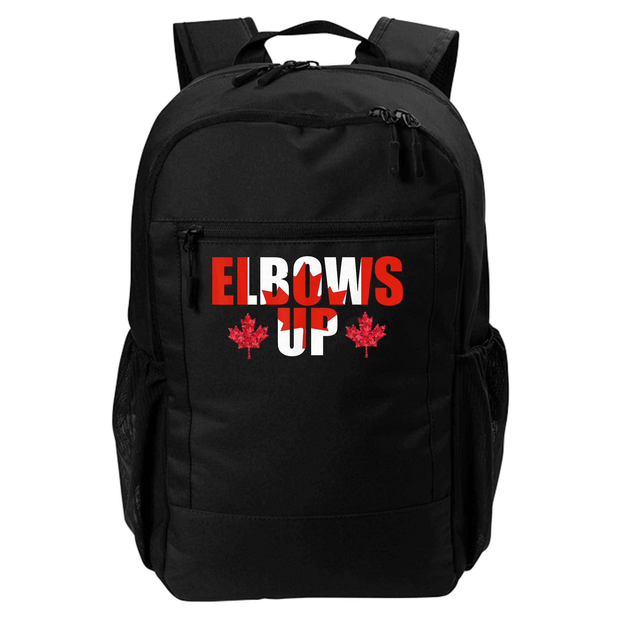 Elbows Up Canada Strong And Free Proud Canadian Backpack