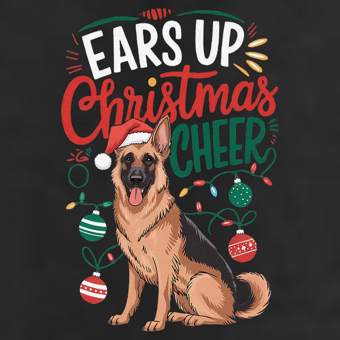 Ears Up Christmas Cheer German Shepherd Dog Mom Cool Comfort Performance Bucket Hat