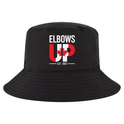 Elbows Up Canada Est 1867 Proud Canadian Strong Canada Cool Comfort Performance Bucket Hat