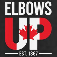 Elbows Up Canada Est 1867 Proud Canadian Strong Canada 7 Panel Mesh Trucker Snapback Hat