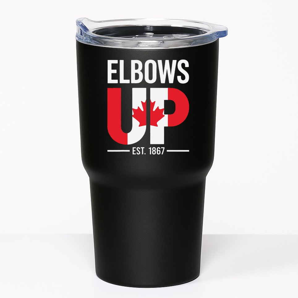 Elbows Up Canada Est 1867 Proud Canadian Strong Canada Tumbler