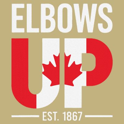Elbows Up Canada Est 1867 Proud Canadian Strong Canada T-Shirt