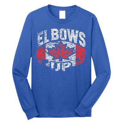 Elbows Up Canada Long Sleeve Shirt
