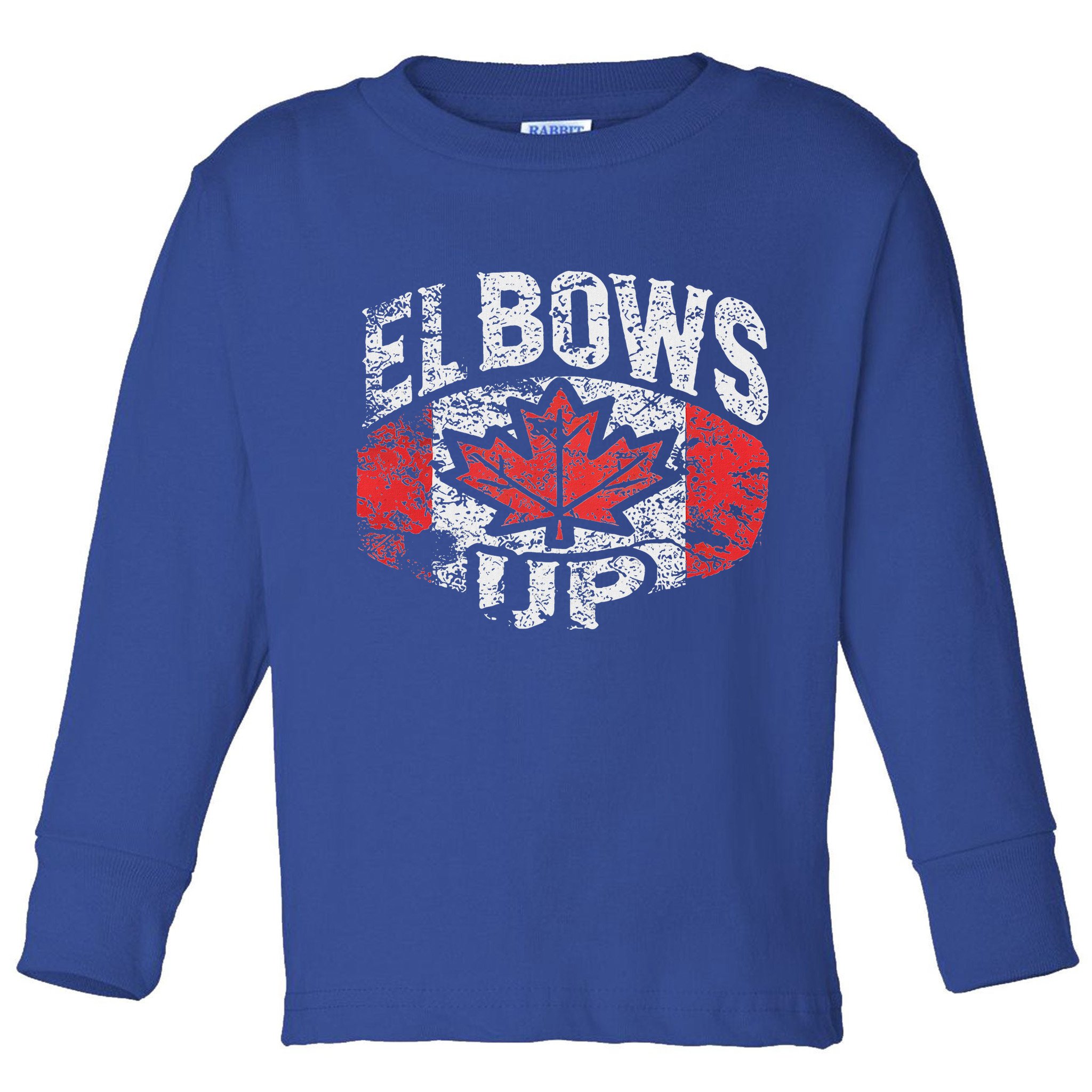 Elbows Up Canada Toddler Long Sleeve Shirt