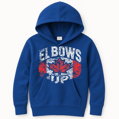 Elbows Up Canada Kids Hoodie