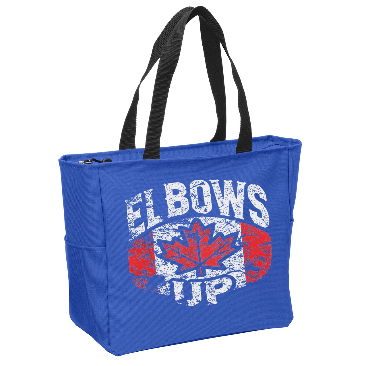 Elbows Up Canada Zip Tote Bag