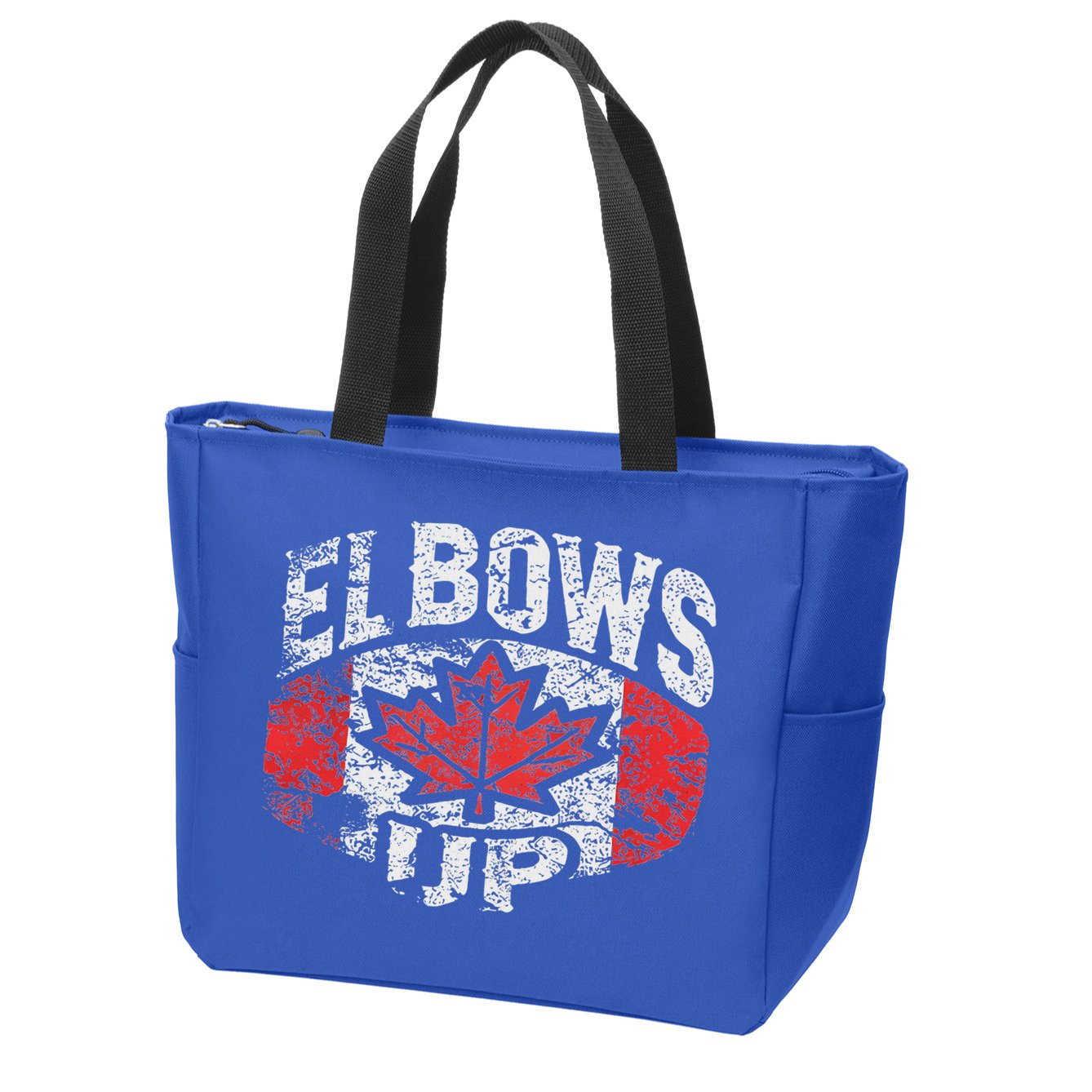 Elbows Up Canada Zip Tote Bag