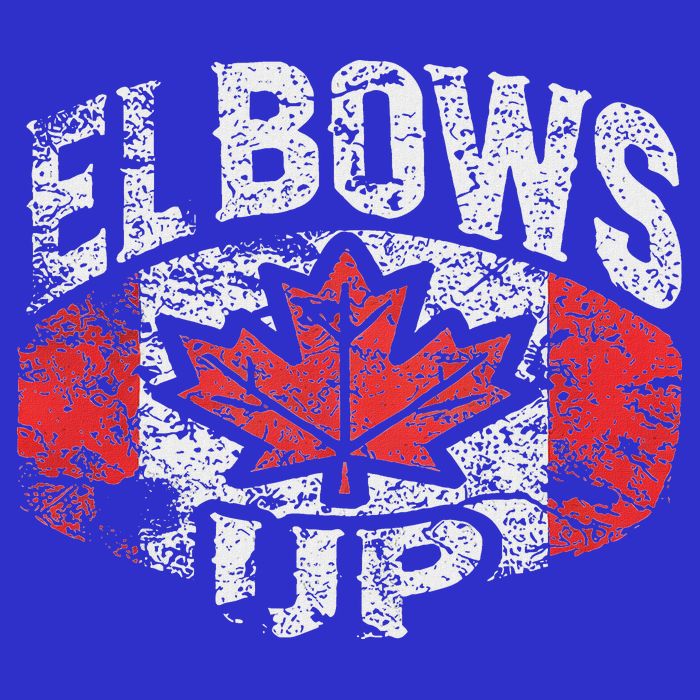 Elbows Up Canada Zip Tote Bag