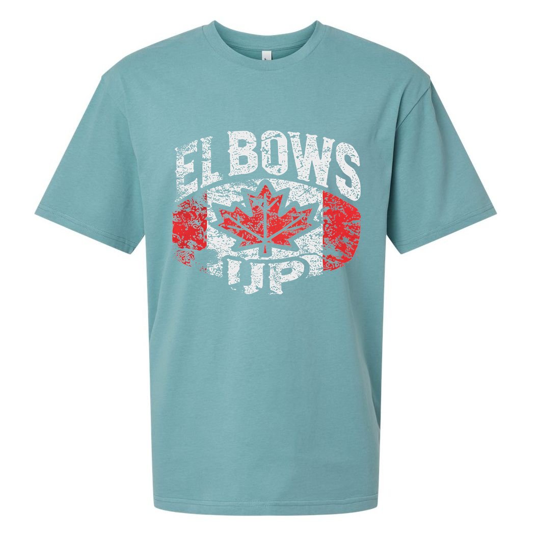 Elbows Up Canada Sueded Cloud Jersey T-Shirt