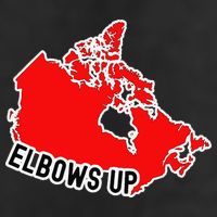 Elbows Up - Canada Map - Anti Trump - True North - Never 5 Cool Comfort Performance Bucket Hat