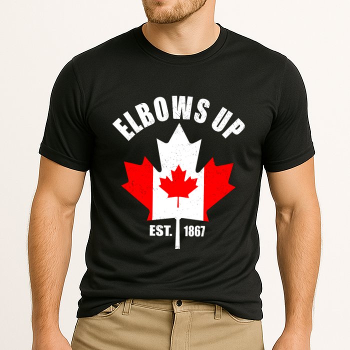 Elbows Up Canada Cooling Performance Crew T-Shirt