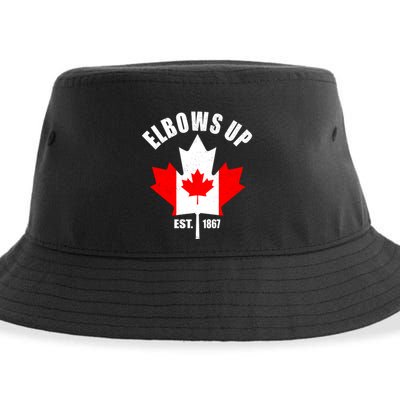 Elbows Up Canada Sustainable Bucket Hat