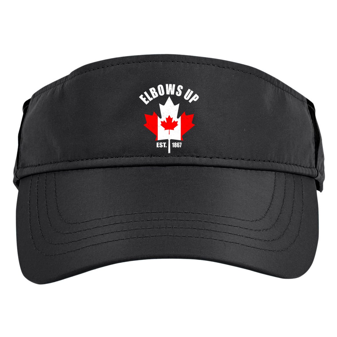Elbows Up Canada Adult Drive Performance Visor