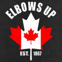 Elbows Up Canada Adult Drive Performance Visor