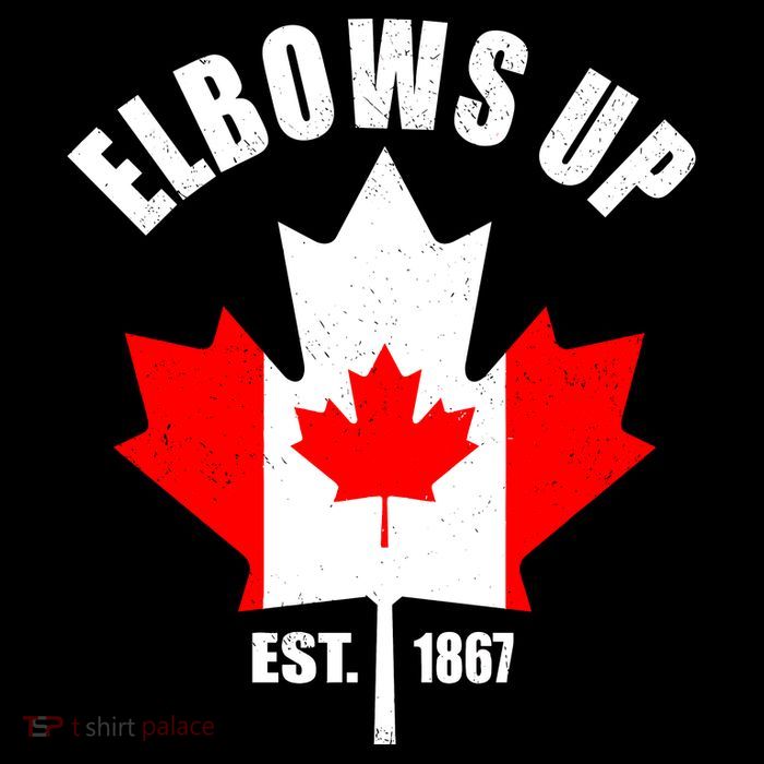 Elbows Up Canada 16 in Basic Backpack