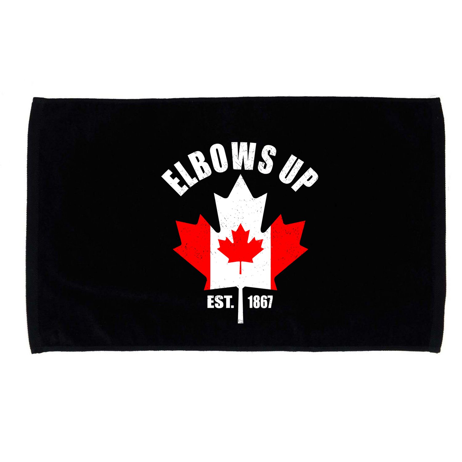 Elbows Up Canada Microfiber Hand Towel