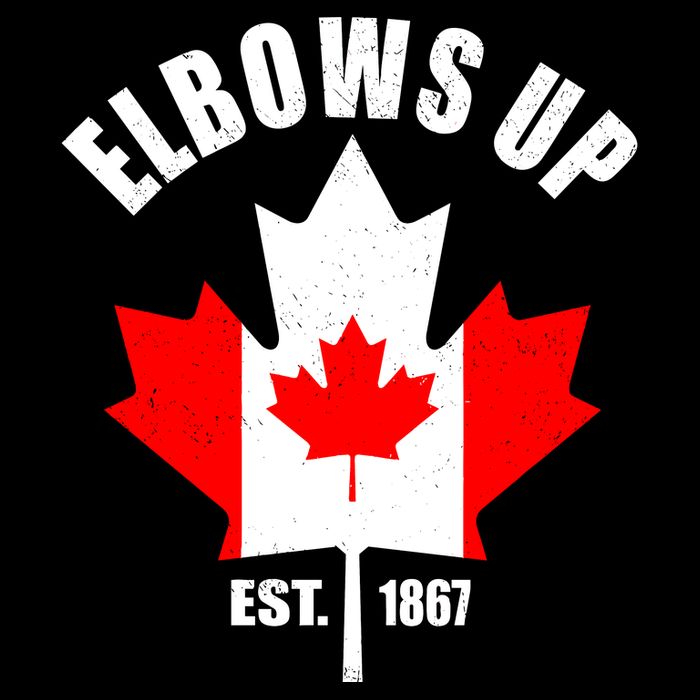 Elbows Up Canada Visor