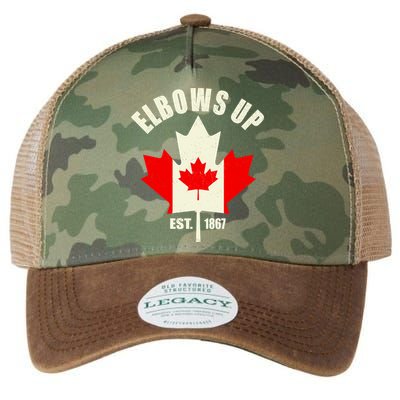 Elbows Up Canada Legacy Tie Dye Trucker Hat