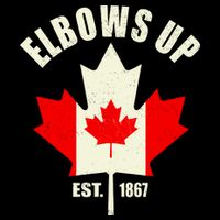 Elbows Up Canada Button