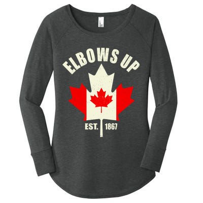 Elbows Up Canada Women's Perfect Tri Tunic Long Sleeve Shirt