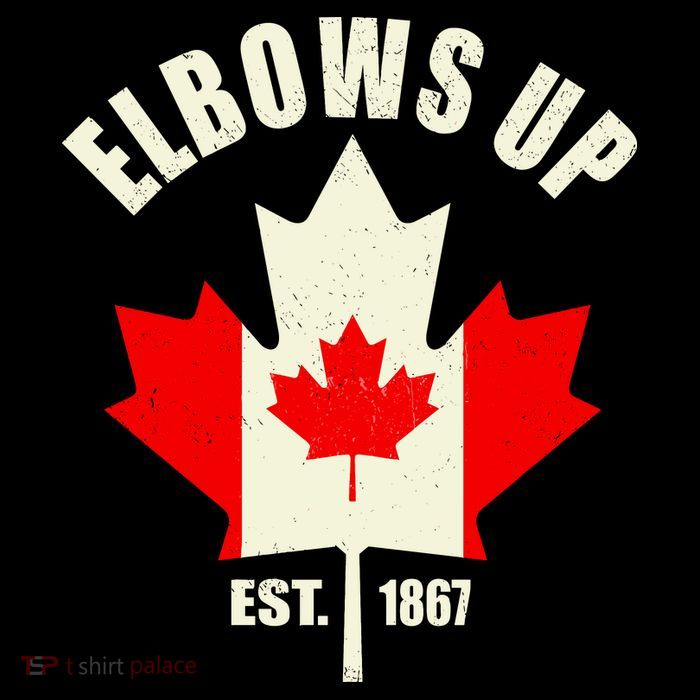 Elbows Up Canada Flatbill Hat