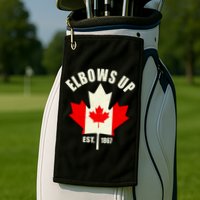 Elbows Up Canada Golf Towel