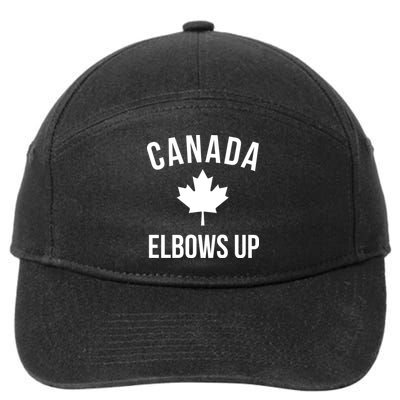 Elbows Up Canada 7-Panel Snapback Hat