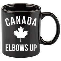 Elbows Up Canada 11oz C Handle Ceramic Mug