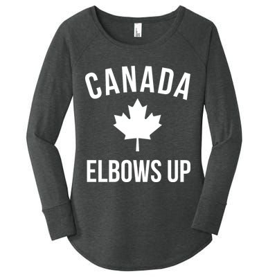 Elbows Up Canada Women's Perfect Tri Tunic Long Sleeve Shirt
