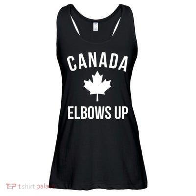 Elbows Up Canada Ladies Essential Flowy Tank