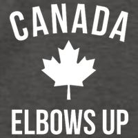Elbows Up Canada Vector Backpack