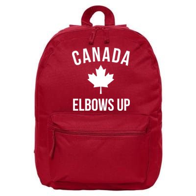 Elbows Up Canada 16 in Basic Backpack