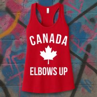 Elbows Up Canada Womens Tank Top