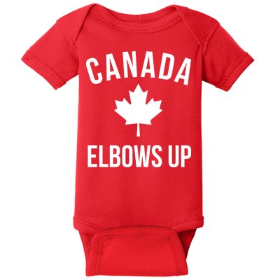 Elbows Up Canada Baby Bodysuit