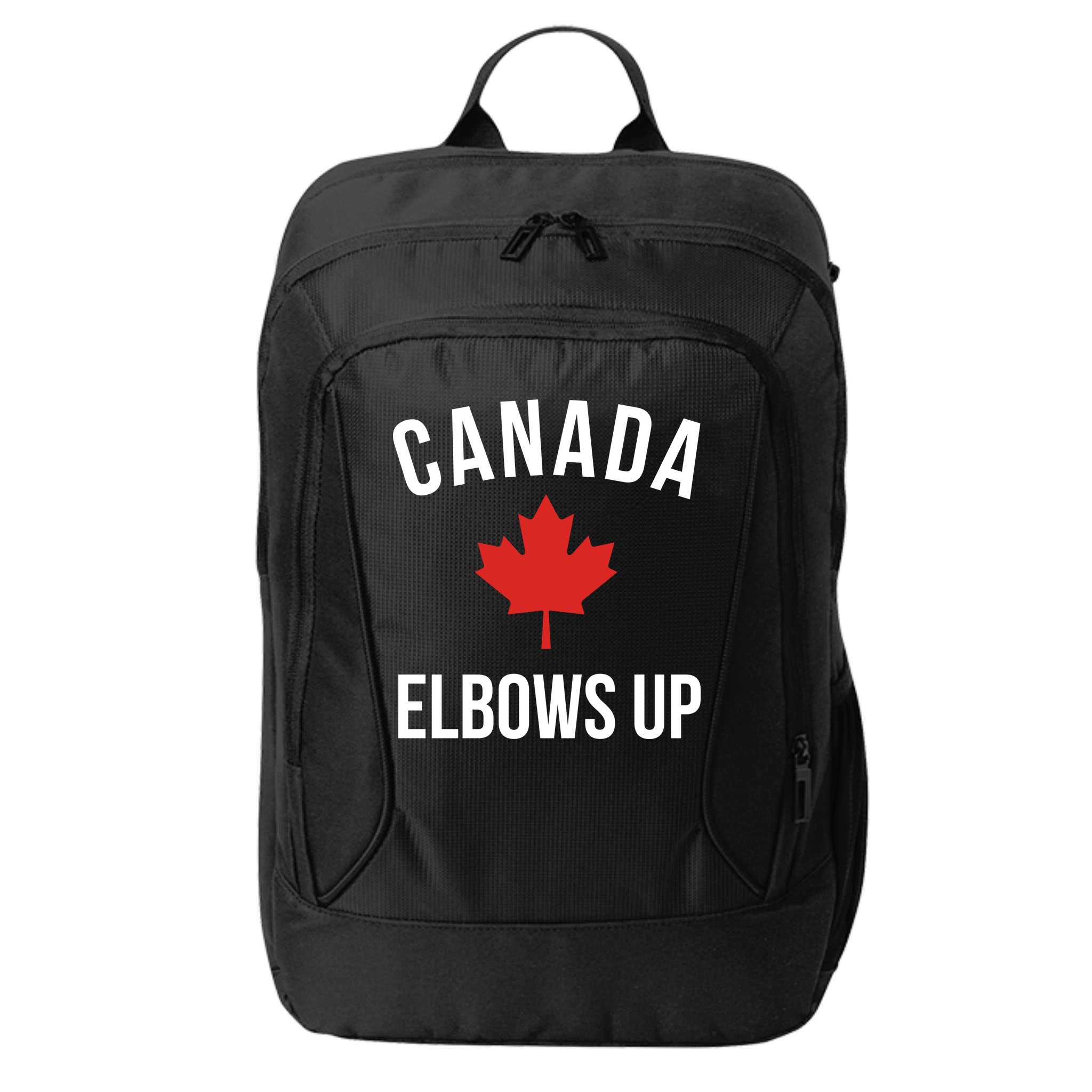 Elbows Up Canada City Backpack