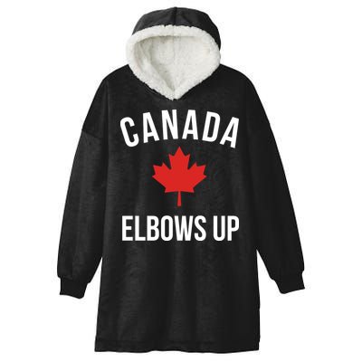 Elbows Up Canada Hooded Wearable Blanket
