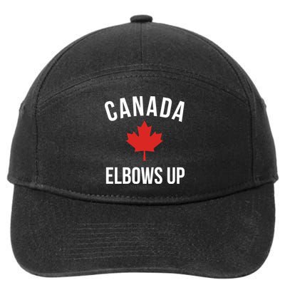 Elbows Up Canada 7-Panel Snapback Hat
